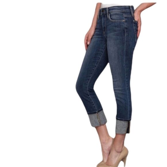 Banana Republic Cuffed Jean Capri sz 2P - Picture 3 of 13